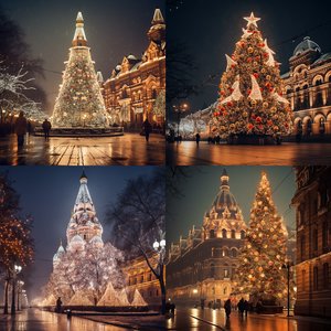 Изображение по задаче: Рождественская елка в Москве